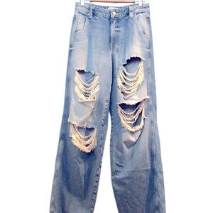 Essentiel Antwerp Distressed Blue Jeans size 28